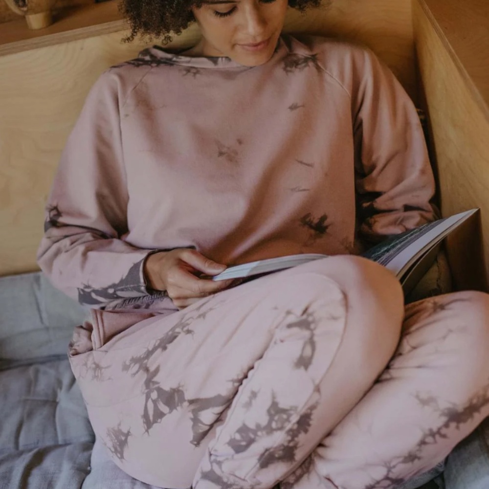 The Simple Folk The Tie-Dye Sweatshirt Womens Blush XS
